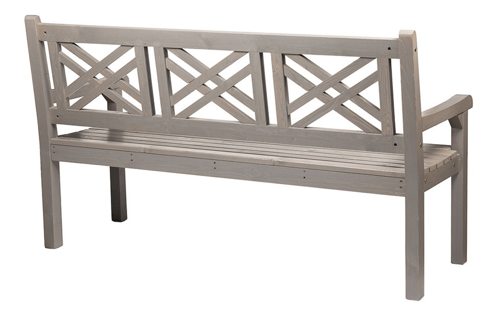 Zahradní lavička Finbona (šedá)