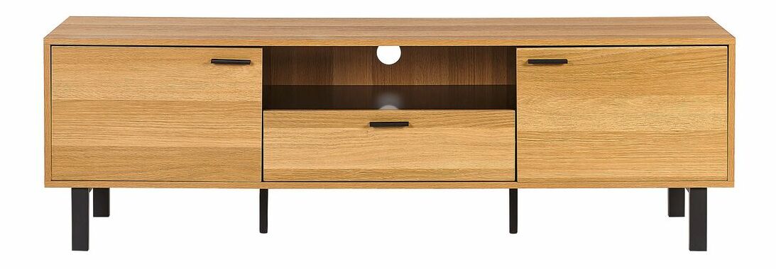 TV stolek/skříňka Camilla (světlé dřevo)