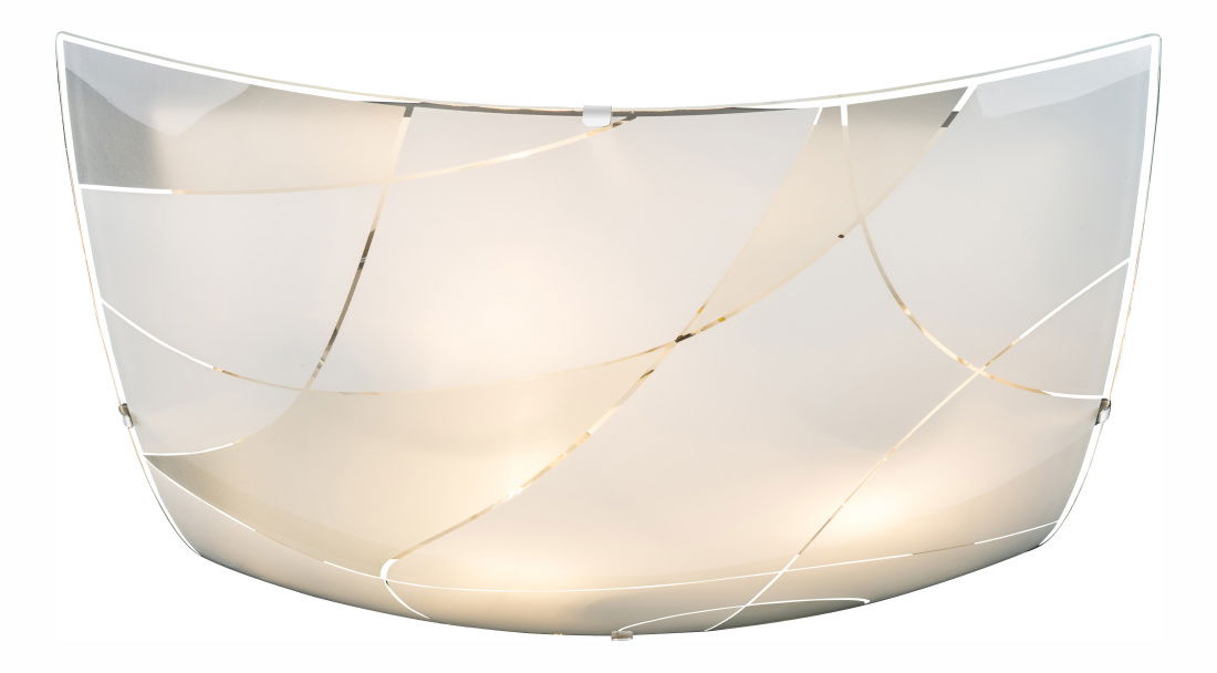 Stropní/nástěnné svítidlo Paranja 40403-3 (moderní/designové) (bílá + satinovaná)