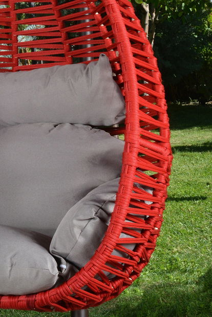 Zahradní houpací židle Finnikin (červená)