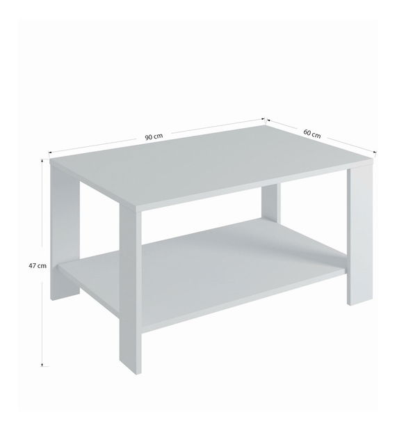Konferenční stolek Midilasso (bílá)
