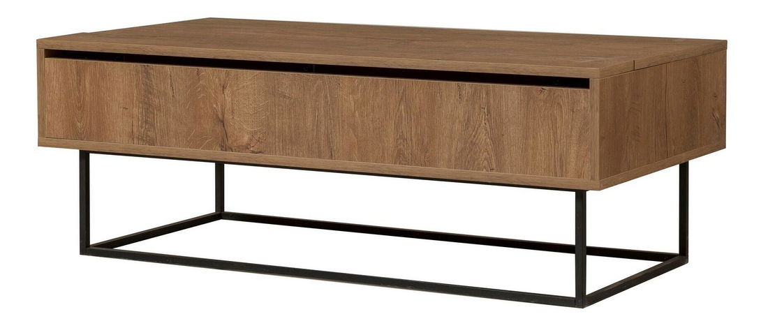 Souprava nábytku do obývacího pokoje Laxi 13 (ořech + černá)