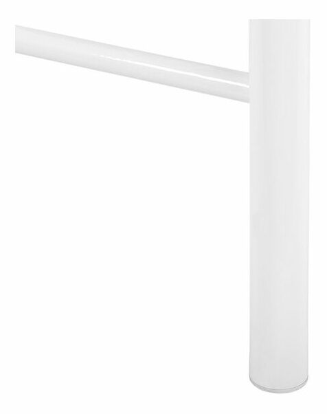 Manželská postel 180 cm ANTALIA (s roštem) (bílá)