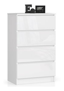 Komoda Kalista IV (bílý lesk) *výprodej