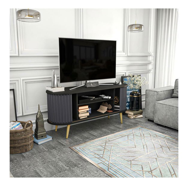 TV stolek/skříňka Stark 140 (černá + antracit)