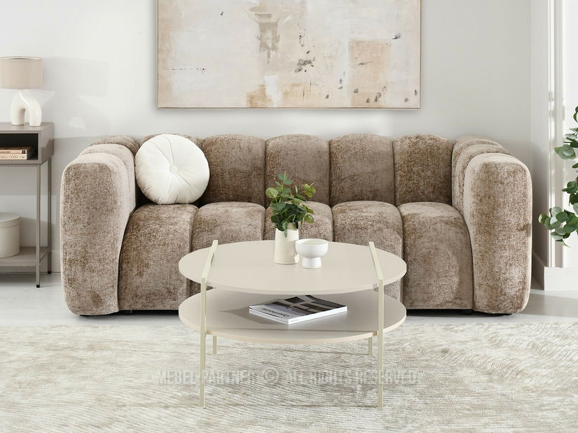 Konferenční stolek Despidio (krémová)