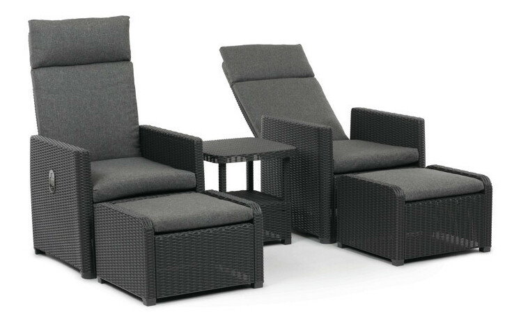 Zahradní sestava Lautro (šedá)