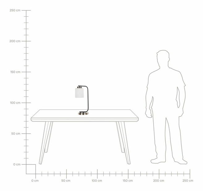 Stolní lampa Chilly (černá)