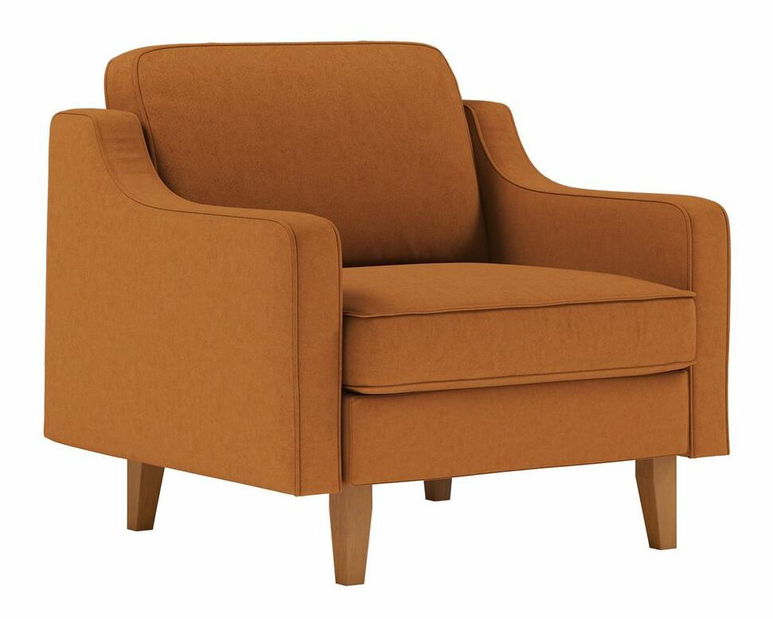 Křeslo Dělají 1 (petrolejová + ořech)