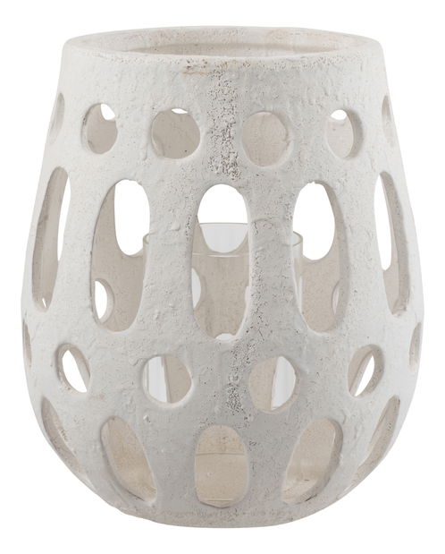 Svícen (bílá) 28x23x23cm