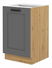 Dolní kuchyňská skříňka pod dřez Lucid 50 ZL 1F BB (dub artisan + dustgrey)
