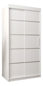 Šatní skříň 100 cm Verika 1 100 (bílá)