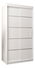 Šatní skříň 100 cm Verika 1 100 (bílá)