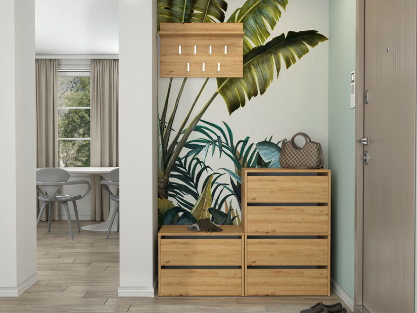 Botník (skříňka na boty) Metido 1 (dub artisan)