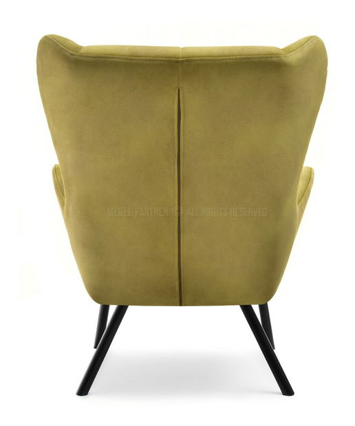 Designové křeslo Norweien (zlatá)