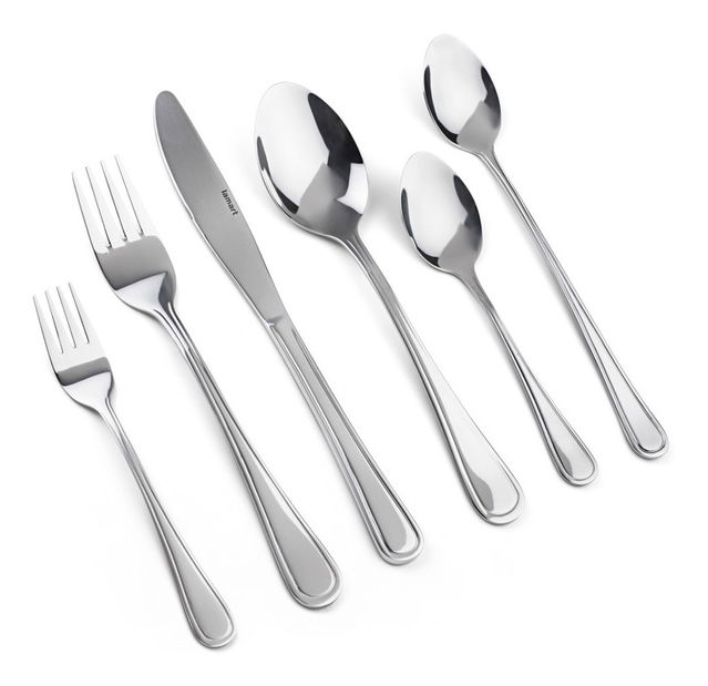 Jídelní příbor Lamart Carmen (stříbrná) (48ks)
