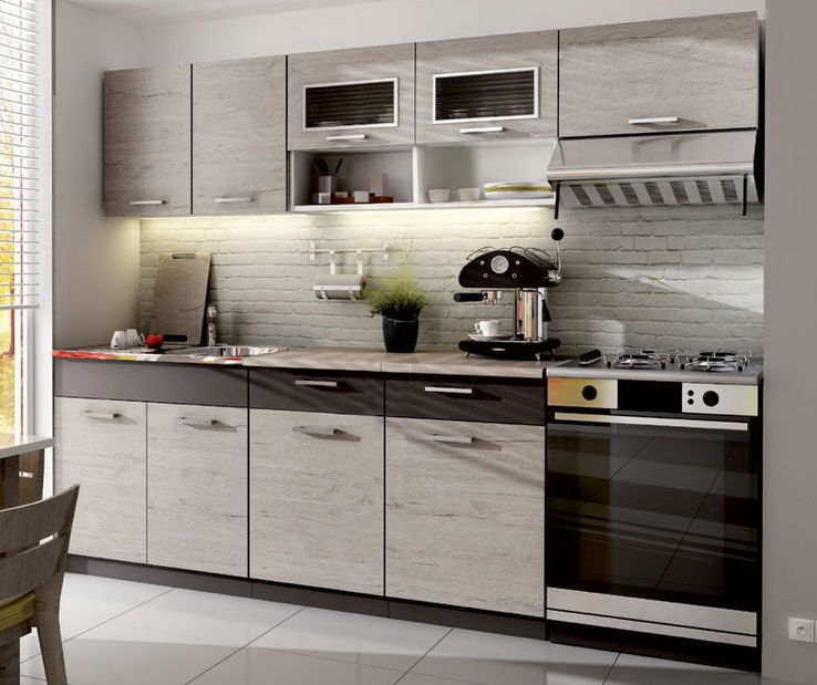 Kuchyně Moreno II 240 cm (picard)