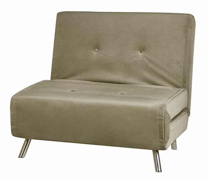 Rozkládací křeslo Finnegan (olivovězelená)