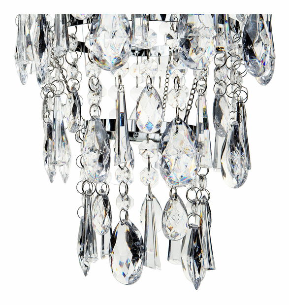 Lustr EUCLA (kov) (stříbrná)