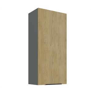 Horní kuchyňská skříňka Carminia 50 G-108 1F (dub cremona + antracit)