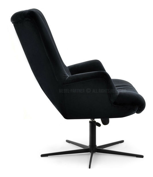 Relaxační křeslo Elesenta (černá)