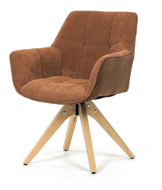 Jídelní židle Hicimos (hnědá)