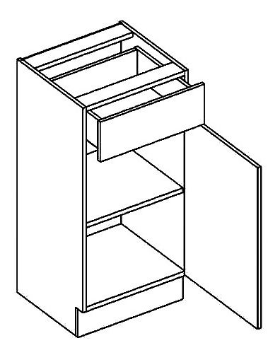Spodní kuchyňská skříňka Lolita D40 1 zásuvka