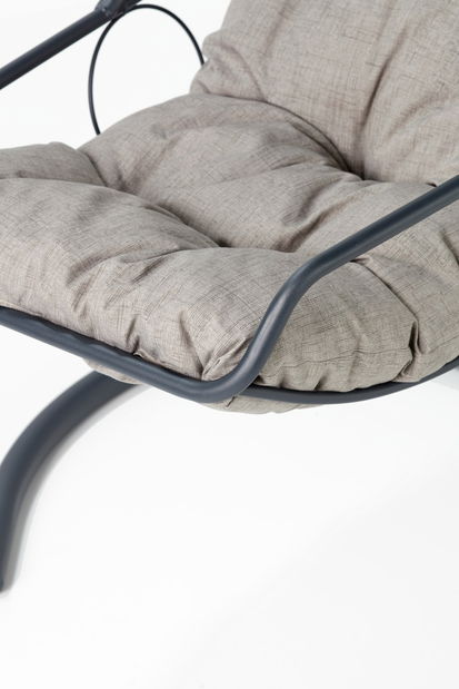 Zahradní houpací židle Califlower (antracit + šedá) *bazar