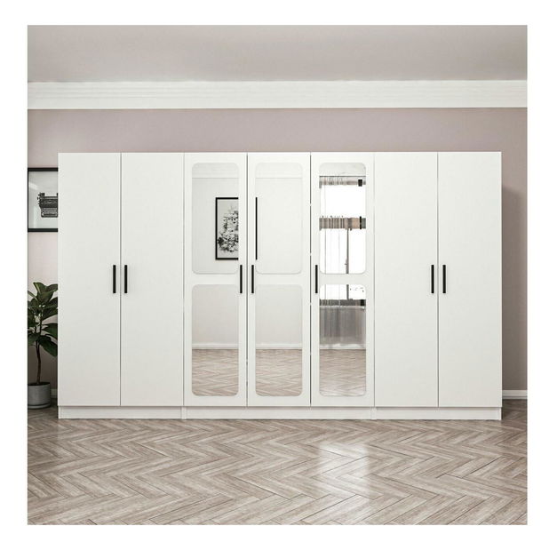 Šatní skříň Kalia 3821 (bílá)