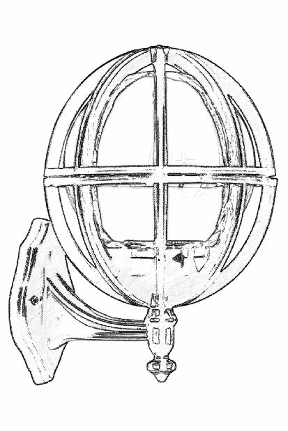 Venkovní nástěnné svítidlo Delisa (černá)