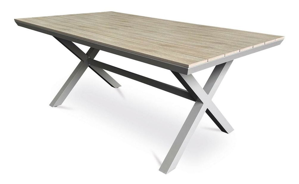 Zahradní stůl Amigos (dub světlý) (pro 8 osob)