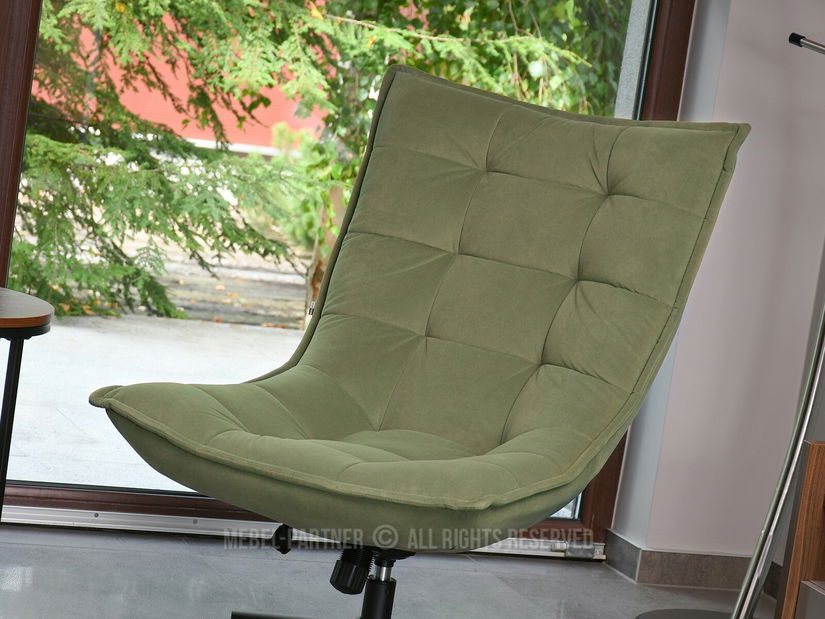 Křeslo Palma (olivový + černá)