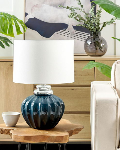 Stolní lampa Nerza (modrá)