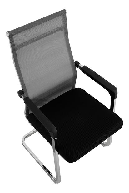 Kancelářská židle Rimal (šedá + černá)