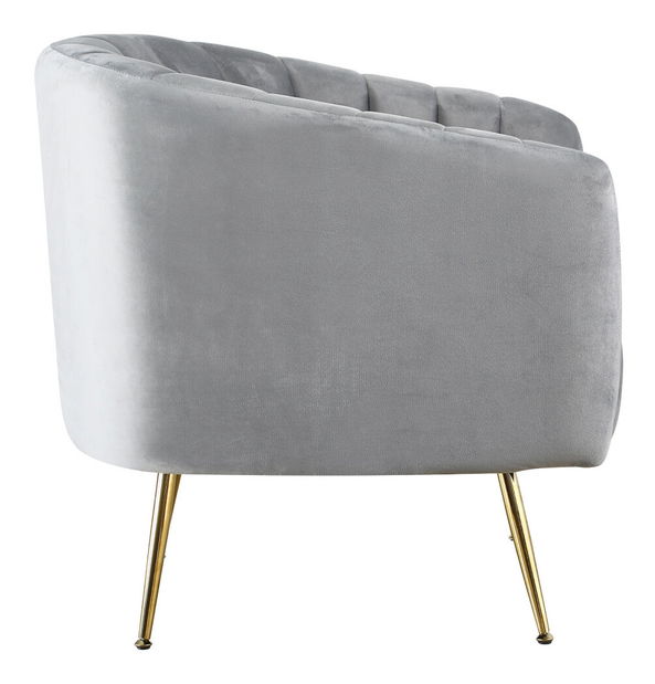 Designové křeslo Bagie (šedá)