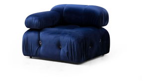 Křeslo Bubel (modrá) (L)