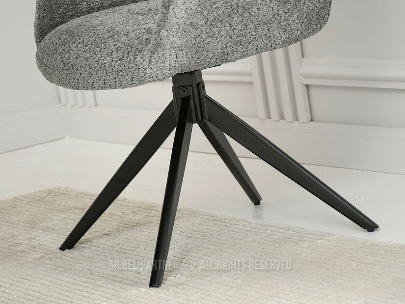 Židle Milla (šedá + černá)