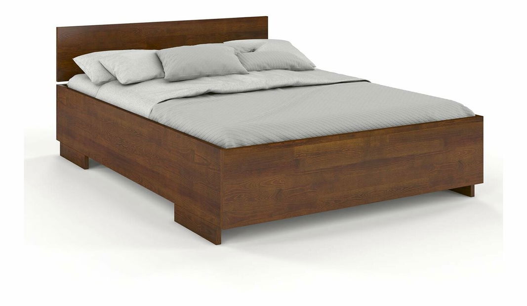 Manželská postel 180 cm Naturlig Larsos High (borovice)