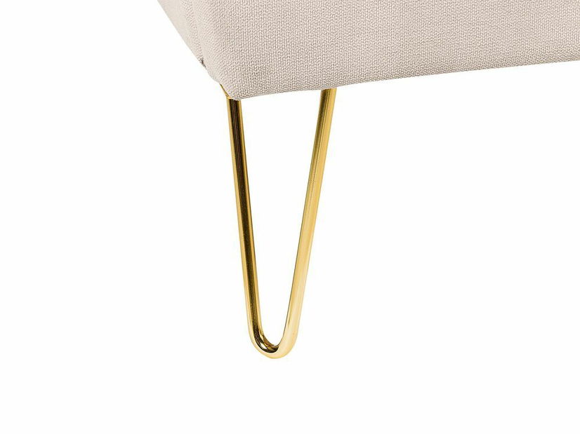 Manželská postel 180 cm Alise (béžová) (s roštem)