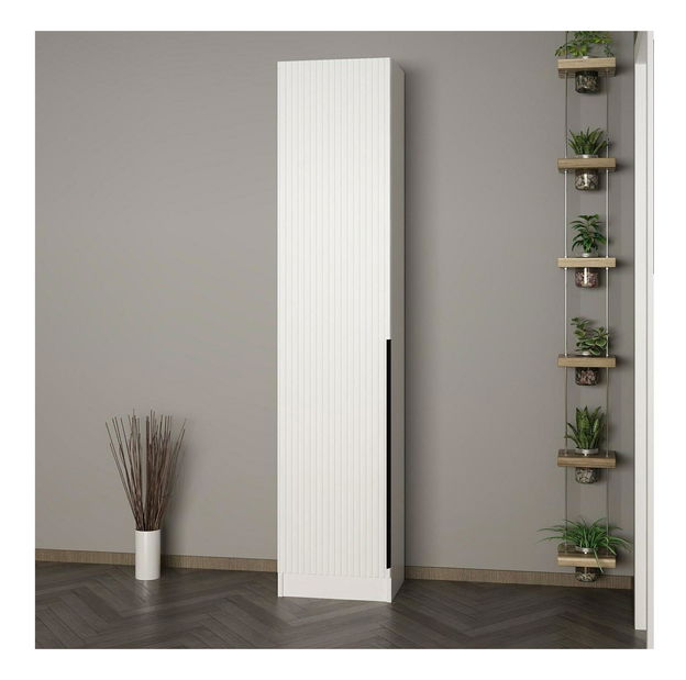 Policová skříň Nemake 41 (bílá)