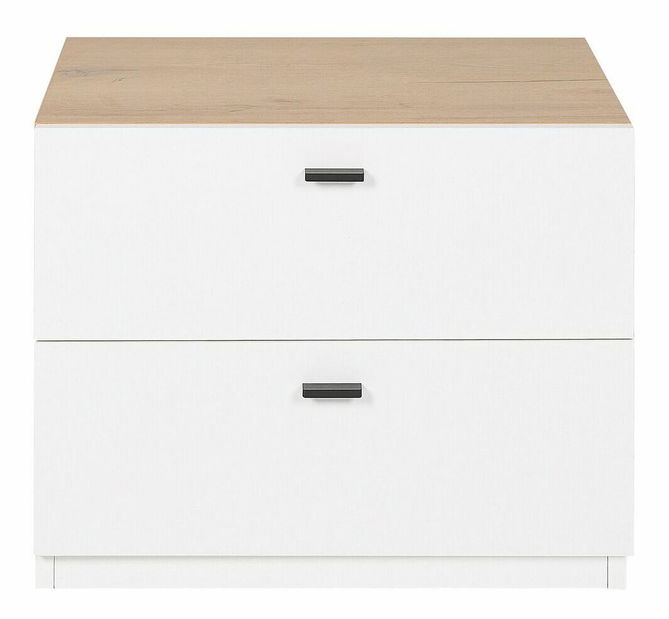 Noční stolek Elara (bílá)