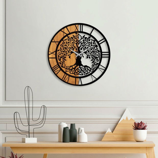 Nástěnné hodiny Euphorbia