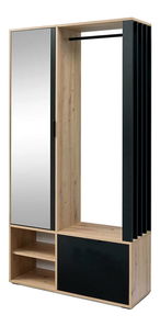 Předsíň Milan (dub artisan + černá)