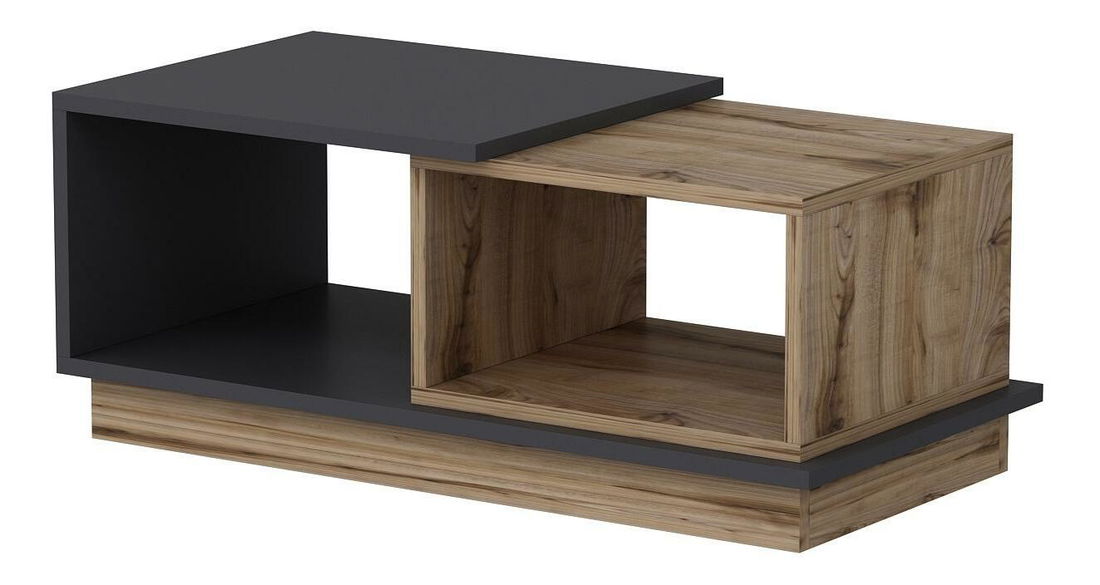 Konferenční stolek Concept (antracit + dub)