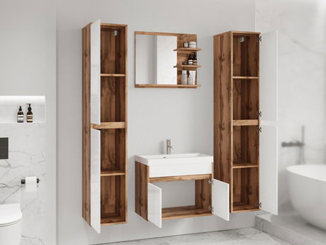 Koupelnový nábytek Garmana XL (matera + breslau kaštan) (se sifonem)