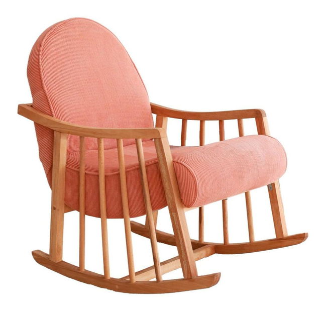 Houpací křeslo Kimmy (korálová)