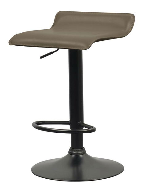 Barová židle Baily (taupe ekokůže)