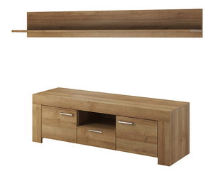 TV stolek/skříňka Skat SRTV155 (dub riviera) (s poličkou) (P155)