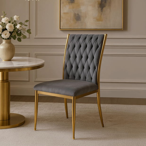 Jídelní židle Deboladas (šedá)