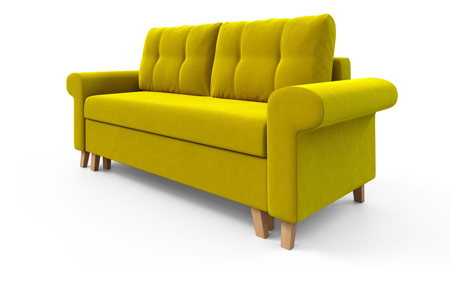 Pohovka dvousedačka Ostrol (žlutá)